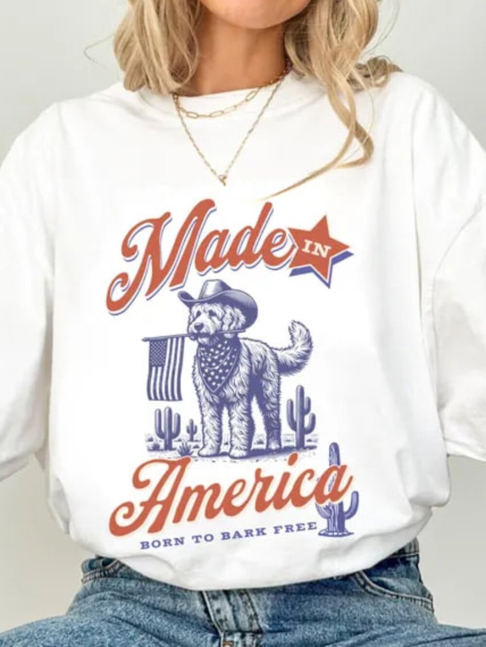 Retro Dog Shirt, Dog Lover Tee, America 4th Of July Shirt Gift